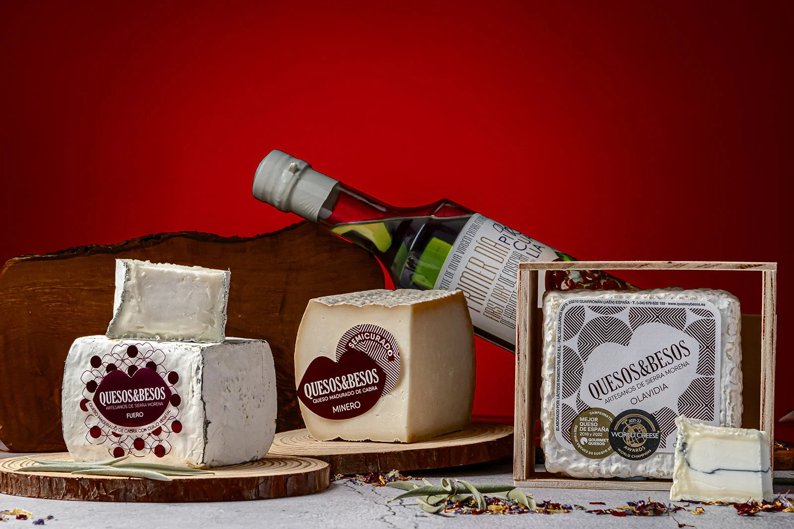 Pack "Quesos y Besos primer día de cosecha"