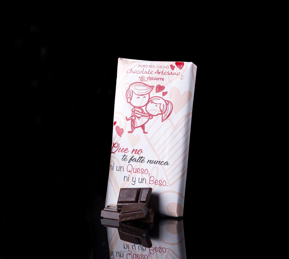 Tableta de chocolate 100% artesanal