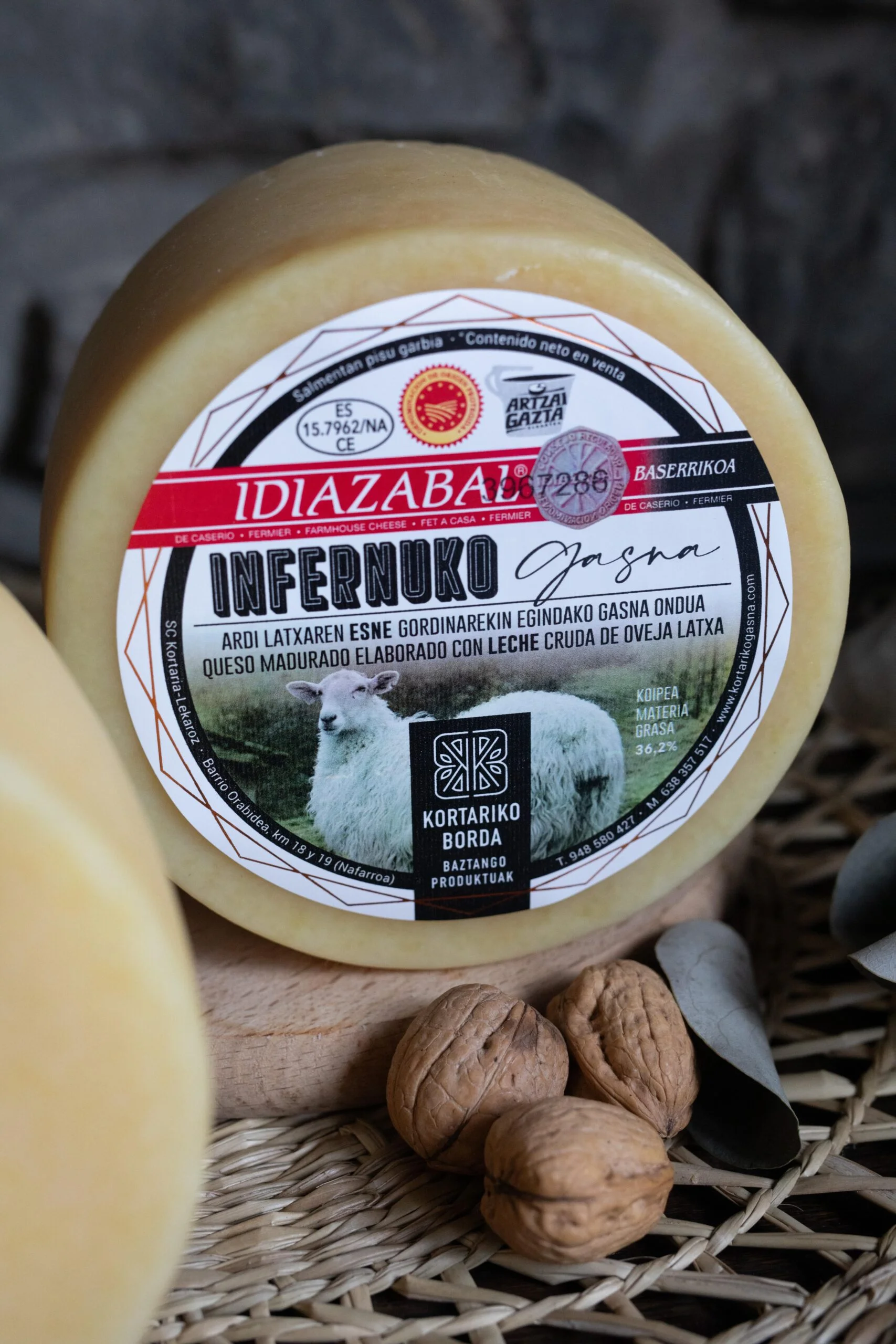 Queso idiazabal Infernuko