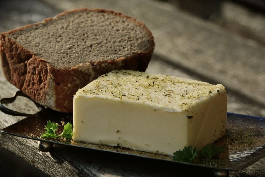 mantequilla queso cabra