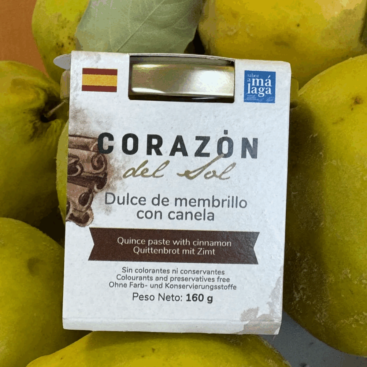 Dulce de membrillo con canela - Corazón de Sol