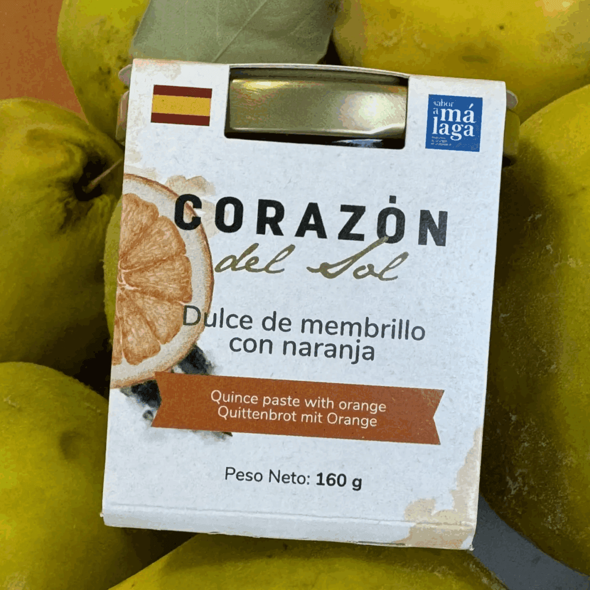 Dulce de membrillo con naranja - Corazón de Sol